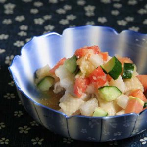 鶏肉の野菜おろしかけ