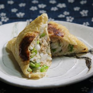 油揚げの野菜包み焼き