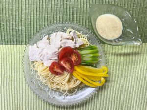 冷製サラダパスタ